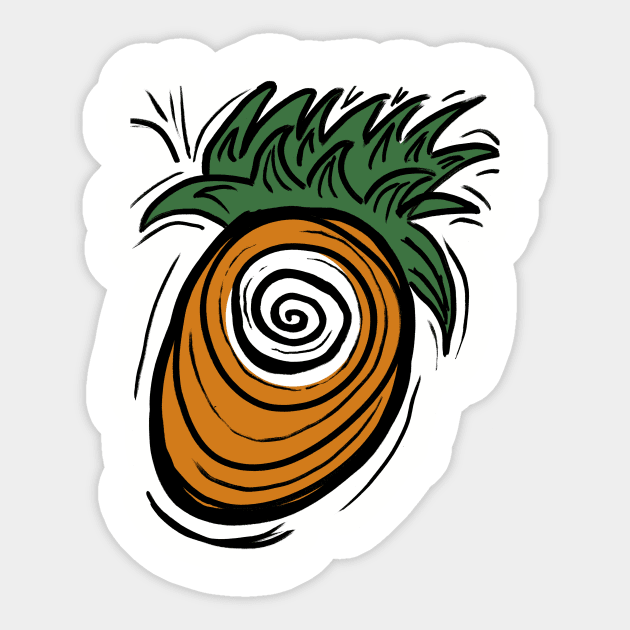 CRAZY PINEAPPLE Sticker by haegifrq